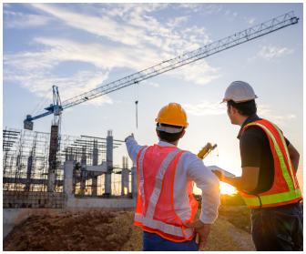 Fire protection badge icon symbolizing certified safety protocols by AD Contracts